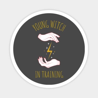 Young Witch in training Magnet